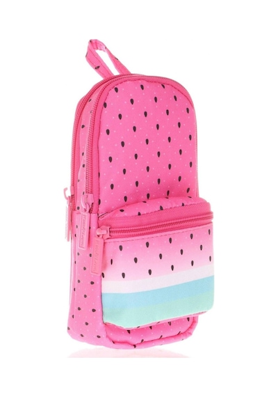 Kaukko Kalem Çantası Layer Junior Bag Watermelon Üç Bölmeli Kalem Çantası