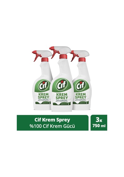 Cif Krem Sprey 3 x 750 ML