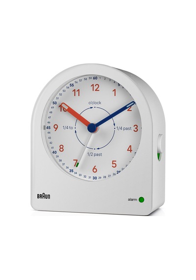 Braun Bc22tw Beyaz Tıme Teachers Analog Alarmlı Masa Saati Brn.bc22tw