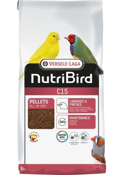 Versele Laga Nutribird C15 Kuş Pellet Yemi 10 KG