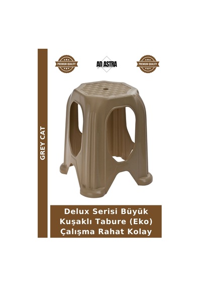 Delux Serisi Büyük Kuşaklı Tabure Eko Çalışma Rahat Kolay Belirtilmemiş