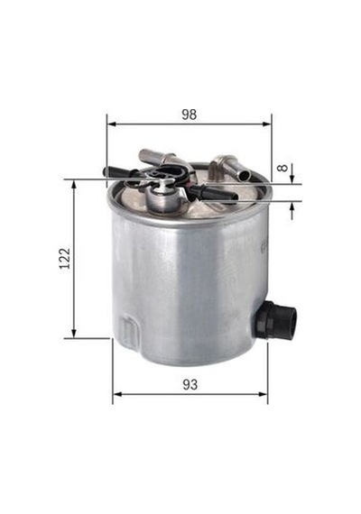 Bosch F026402072 Yakıt Filtresi Dacia Logan Logan Mcv Jimny 1.5dcı 1541084a51
