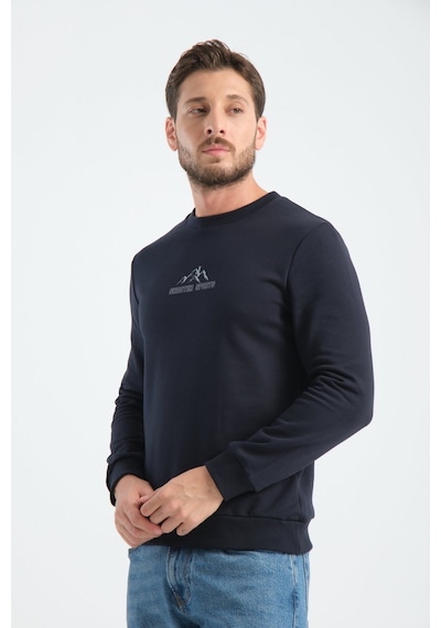 Shooter Sportwear Ribey Tekstil İth.ihr.san.tic.ltd.şti Erkek Üç İplik Sweatshirt Şardonsuz Pamuklu Regular Fit Bisiklet Yaka Spor Sweat Lacivert Shooter Sportwear Ribey Tekstil İth.ihr.san.tic.ltd.şti Erkek Üç İplik Sweatshirt Şardonsuz Pamuklu Regular Fit Bisiklet Yaka Spor Sweat Lacivert