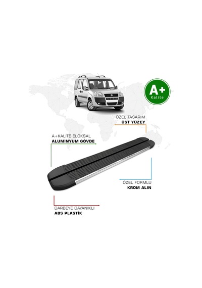 Fiat Doblo Yan Basamak 2001 2010 Model S-line