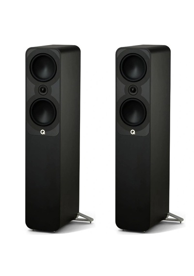Q Acoustics 5050 Satin Black Kule Tipi Hoparlör Çift ı