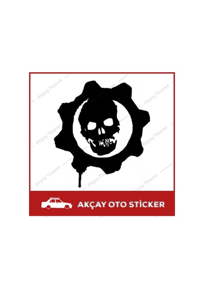 Kurukafa Sticker Çark Sticker Oto Sticker Çark Araba Sticker
