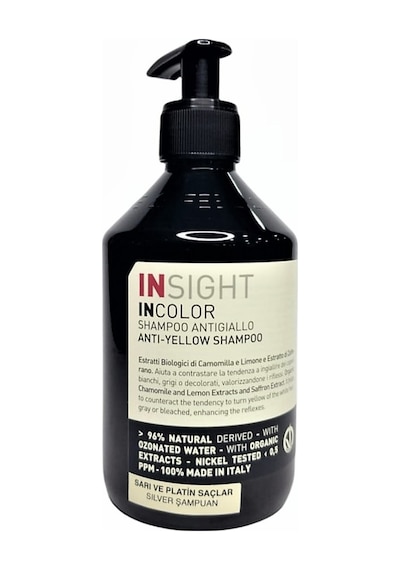 Insight Incolor Yellow Sarı ve Platin Saçlar için Silver Şampuan 400 ML