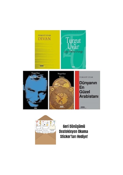Turgut Uyar Seti 5 Kitap + Okuma Sticker'ları