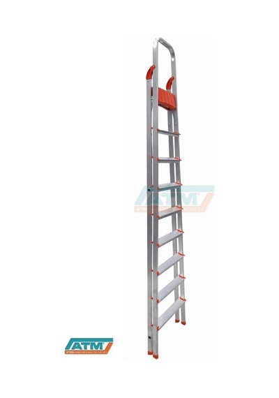 ALMERA 8+1 TEK ÇIKIŞLI ALUMİNYUM MERDİVEN