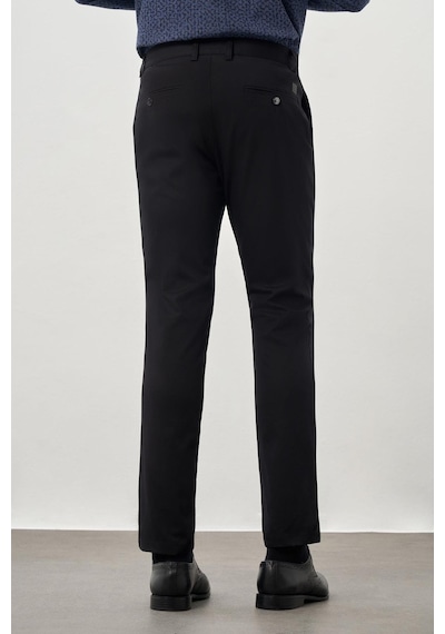 İmza Siyah Kendinden Desenli Bez Ayağı Pamuklu Yan Cep Slim Fit Casual Pantolon 1003245168 Siyah İmza Siyah Kendinden Desenli Bez Ayağı Pamuklu Yan Cep Slim Fit Casual Pantolon 1003245168 Siyah