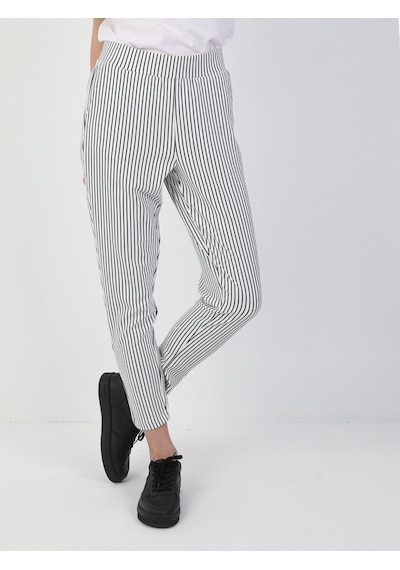 Colin's  Regular Fit Yüksek Bel Kadın Beyaz Eşofman Altı CL1047824_Q1.V2_OFW Beyaz