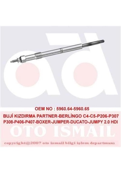 BOSCH 250202032 ISITMA KIZDIRMA BUJISI SCUDO DUCATO / 206 307 406