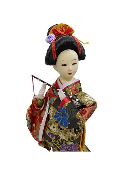 Japon Kimonolu Geyşa Bebek Kabuki Biblo 30 Cm No.19 Anime