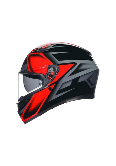 Agv Kask/k3 Mplk Compound Balck Red Çok Renkli