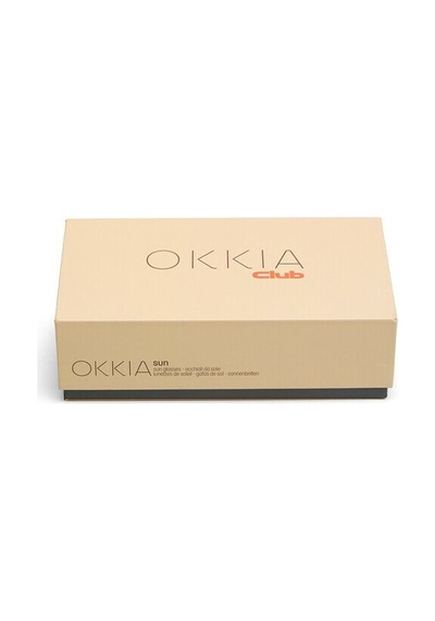 Okkia Club Panarea Mavi Lens Güneş Gözlüğü Şeffaf Füme
