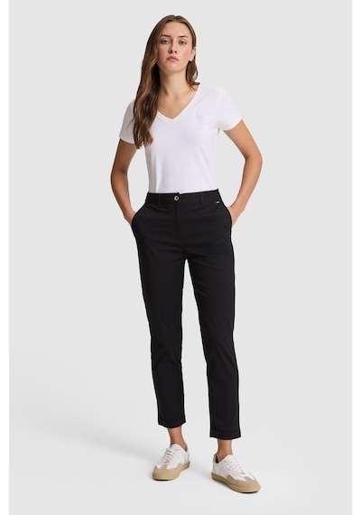U.S. Polo Assn. U.s. Polo Assn. Kadın Beyaz Tişört Basic 50321817-vr013