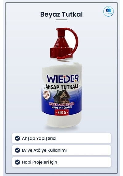 Beyaz Tutkal 350 Gr Ahşap Yapıştırıcı Tutkalı Hırdavat Atölye Hob