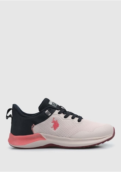 U.s. Polo Assn. Florın Wmn 4pr 101812668 Kadın Spor Ayakkabı Pudra 36-40 Pudra
