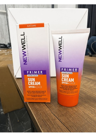 New Well Primer Sun Cream Spf50+ 50 Ml Makyaj Bazlı Güneş Kremi Uva Uvb & Mavi Işık Koruması