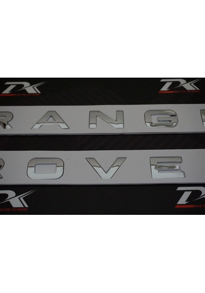Dk Tuning Range Rover Gümüş Renk Kaput Ve Bagaj Yazı