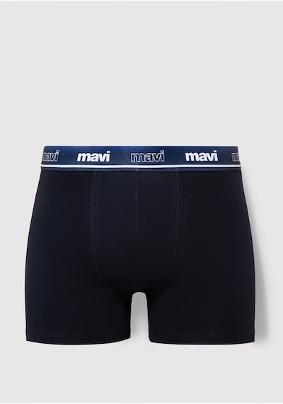 Mavi - Lacivert Basic Boxer 092453-33648 Lacivert