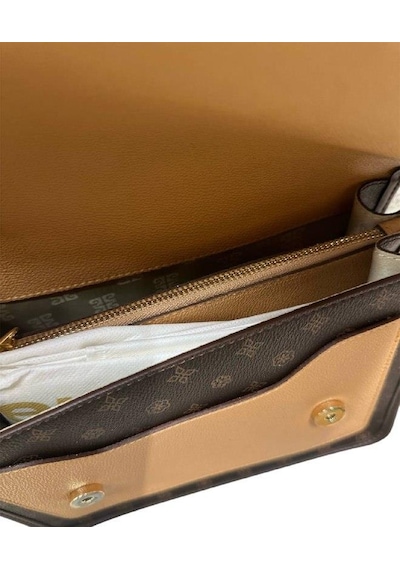 Pierre Cardin P.c Byn Cnt Pıerre Cardın Monogram Desenli Büyük Boy Kadın Ayarlanabilir Askı Detalı Çanta 001