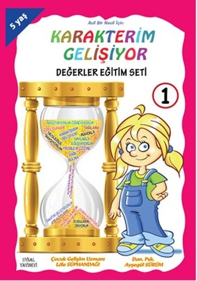 Karakterim Gelişiyor Değerler Eğitim Seti (8 Kitap Takım) - Ayşegül Sürüm -  Lale Süphandağı - Uysal Yayınevi