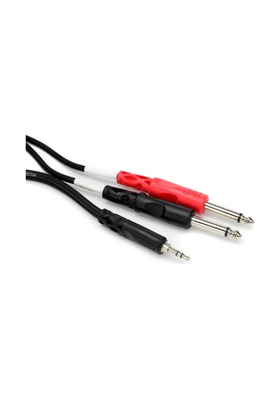 3.5 Mm. Trs M - Dual 1/4 İnç Ts M Stereo Breakout Kablo 90 Cm Cmp-153