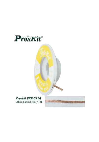 Proskit 8PK 031A Lehim Sökme Fitili