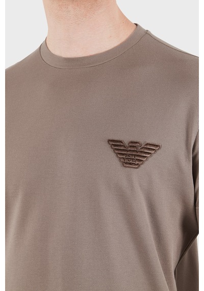 Emporio Armani Erkek T Shirt Em002832 Af12955 U6189 Kahve