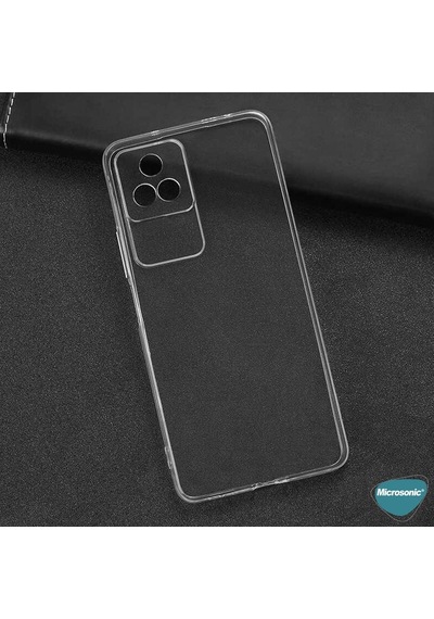 Xiaomi Poco F4 İçin Kılıf Transparent Soft Şeffaf Poco F4 İle Uyumlu Kılıf - Şeffaf