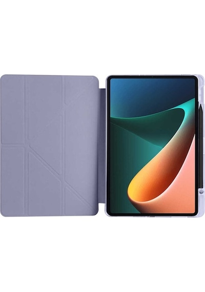 Xiaomi Uyumlu Mi Pad 5 / 5 Pro Kılıf Kalem Bölmeli Trifolding Case