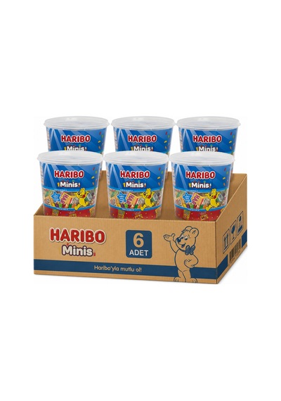 Haribo Minis 1 Gr X 100 Adet X 6 Adet-385