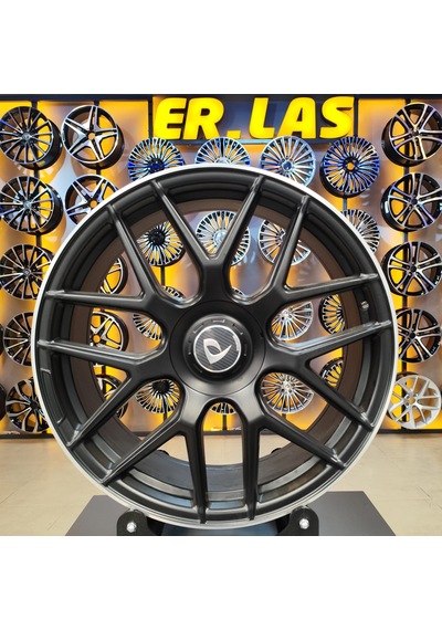 2 Adet Bk-5318 8,5 20 5 112 Et45 66,56 Mat Black Lıp Mac Jant Takım