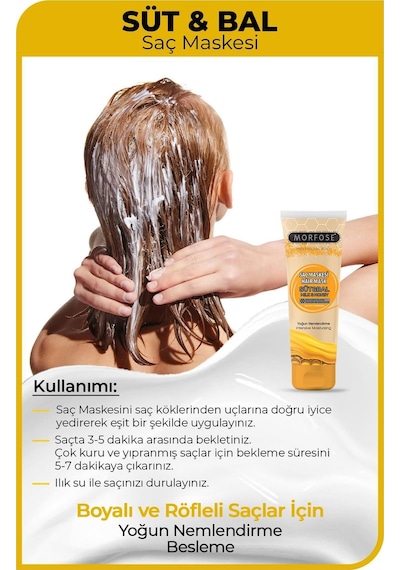 Süt & Bal Saç Maskesi 75 Ml