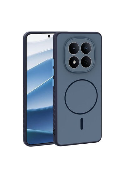 Xiaomi Redmi Note 15 5g Kılıf Kamera Lens Korumalı Magsafe Destekli Silikon Cherena Siyah