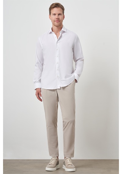 Morven Erkek Beyaz Pamuk Trend Slim Fit Dar Kesim Non Iron Gömlek 25mc004034600 Beyaz Beyaz Morven Erkek Beyaz Pamuk Trend Slim Fit Dar Kesim Non Iron Gömlek 25mc004034600 Beyaz Beyaz