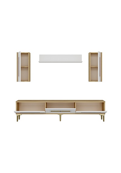 Tvr1804dbg - Rany Tvr180 Ünitesi Takım Safirmeşe-beyaz-gold 180cm