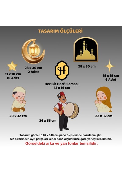 Hoş Geldin Ramazan Pano Süsü 01 7