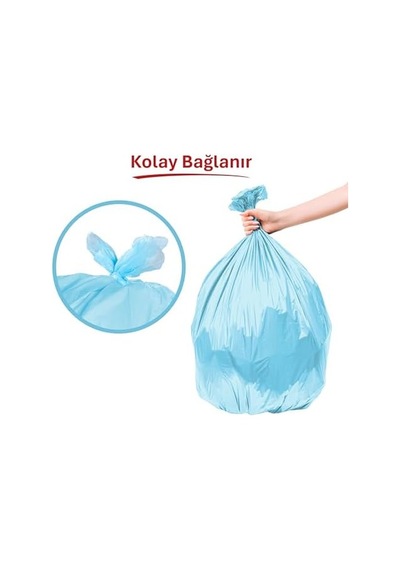 Orta Boy 40'lı Çöp Torbası 55x57 Cm 1 X 40 Adet