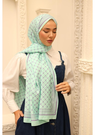 Silk Home Olinda Şal - 49005 - 15 Turkuaz Mor - Turkuaz Mor