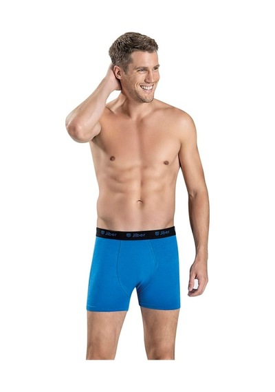 Jiber Erkek Saxs Mavisi Modal Pamuklu Boxer 321