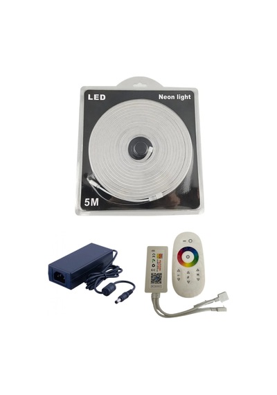 Tuya Destekli Wifi Kontrol 6x12mm RGB Neon Şerit Led Set  5 M