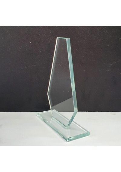 Decorita Plaket|Kristal Cam Plaket|Şekil-4| Baskısız|10'lu Takım