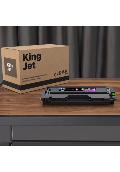 Kingjet Hp Uyumlu  Cf543a Kırmızı Standart Kapasiteli Tekli Çipli Uyumlu  Toner Color Laserjet Pro M254dnw