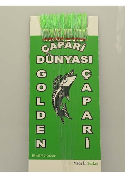 Golden 50 İğneli İstavrit Kösteği 10 No Beyaz İğne 0,15 Mm Köstek Fıstık Yeşil
