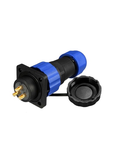 Sd28 Su Geçirmez 3 Pin 28 Mm Dörtgen Konnektör