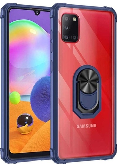 Galaxy Uyumlu A31 Kılıf Zore Mola Kapak Lacivert