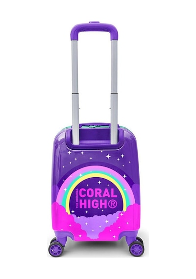 Coral High Kids Mor Su Yeşili Unicorn Desenli Çocuk Valizi 16729