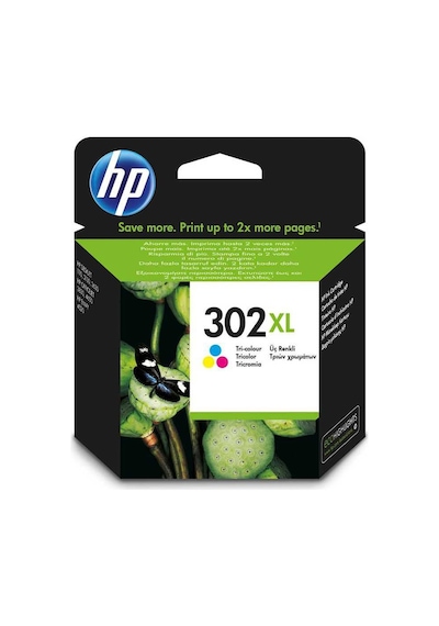 Hp 302Xl Siyah F6U68Ae Hp 302Xl Renkli Kartuş 3830